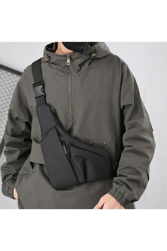 Sling Bag, Anti Theft Crossbody Shoulder Chest Bag With Adjustable Shoulder Strap, Water Resistant Waist Fanny Pack For Travel, Cycling, Hiking