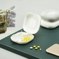 Miogawg Small Pill Case, Portable Pill Box, Daily Pill Container For Purse Pocket, Compact Travel Medicine Holder For Vitamins Medication