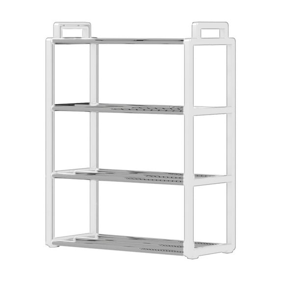 Miogawg Stackable Small Shoe Rack, Entryway, Hallway And Closet Space Saving Storage And Organization (4-Tier)