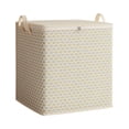 thumbnail image 1 of Miogawg Storage Box, Collapsible Storage Bins With Lids, Cotton And Linen Cloth Storage Baskets With Handle, For Books, Closet, Bedroom, Home, 1 of 2