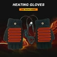 thumbnail image 1 of Miogawg USB Heated Gloves, Fingerless Gloves, Electric Hand Warming Gloves, Warm Wool Knitted Convertible Flip Top Mittens For Cold Weather, 1 of 6
