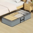 thumbnail image 1 of Miogawg Underbed Storage Bags, Foldable Clothes Bag, Under Bed Storage Bins For Wrapping Paper, Blanket, Towels, Clothes, Comforter, Sweaters, 1 of 6