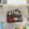 thumbnail image 1 of Miogawg Wall Mounted Spice Rack, Hanging Spice Pantry Organization Storage Shelf, Seasoning Organizer, Kitchen Essentials Home Decor, Saving Space For Kitchen, 1 of 6