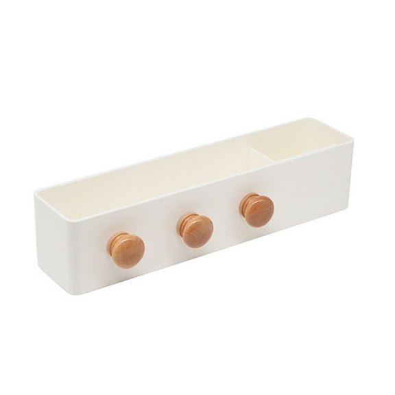 Miogawg Wall Storage Shelf With Hooks, Sticky Bracket Bathroom Bedroom Living Room Wall Storage, Shower Caddy, Spice Rack, Key Hooks Holder, Remote Control Stand Box.