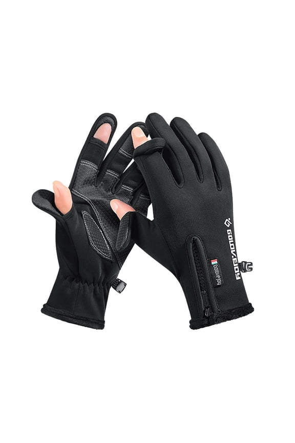 Winter Fingerless Fishing Gloves, Touch Screen Gloves, Cold Weather Windproof Warm Gloves For Photography Hunting Ski Motorcycle Driving