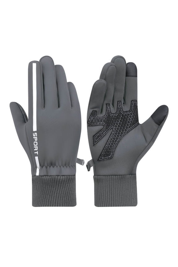 Winter Gloves, Cold Weather Windproof Fleece Lining Warm Gloves, Touchscreen Winter Running Gloves Thermal Gloves For Driving Cycling Hiking