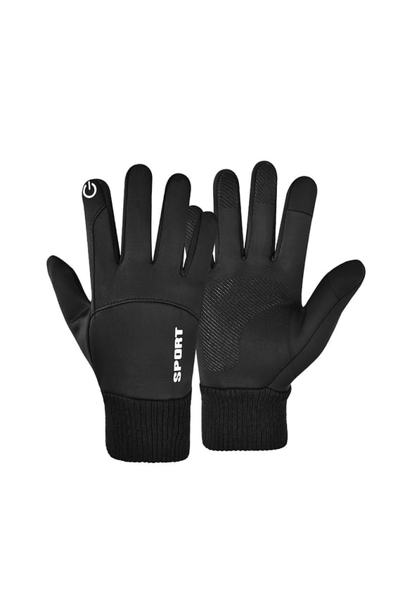 Winter Waterproof Gloves, Touch Screen Gloves, Cold Weather Touchscreen Gloves, Warm Snow Water Resistant Thermal Gloves , Waterproof All Weather Ultra Grip Knitted Glove