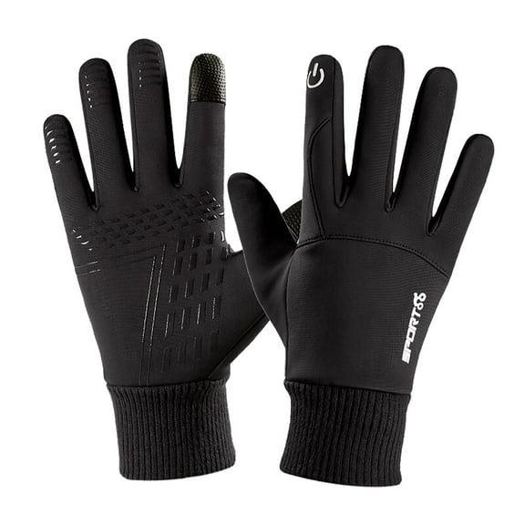 Miogawg Winter Waterproof Gloves, Windproof Anti-Slip Winter Running & Cycling Sports Gloves, Cold Weather Touchscreen Gloves For Phone Texting, Warm Snow Water Resistant Thermal Gloves