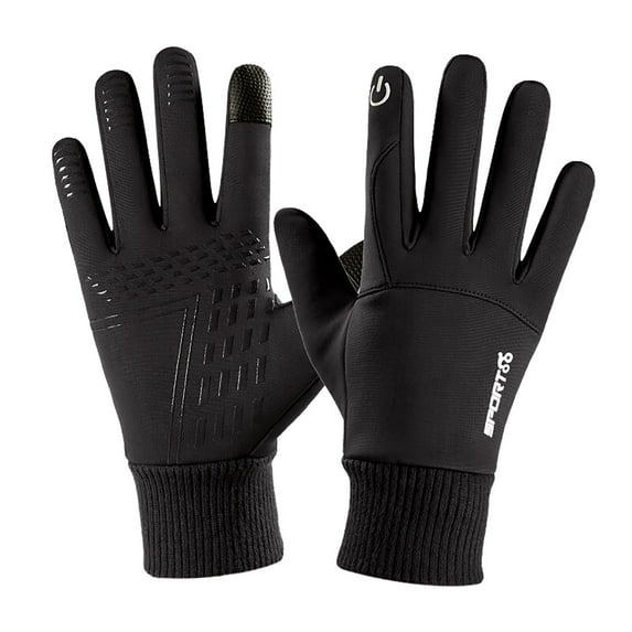 Miogawg Winter Waterproof Gloves, Windproof Anti-Slip Winter Running & Cycling Sports Gloves, Cold Weather Touchscreen Gloves For Phone Texting, Warm Snow Water Resistant Thermal Gloves
