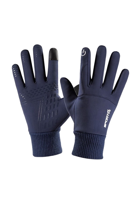 Winter Waterproof Gloves, Windproof Anti-Slip Winter Running & Cycling Sports Gloves, Cold Weather Touchscreen Gloves For Phone Texting, Warm Snow Water Resistant Thermal Gloves