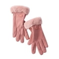 thumbnail image 1 of Miogawg Womens Winter Gloves, Touch Screen Warm Fleece Lined, Thick Thermal Windproof Snow Suede Gloves For Cold Weather, 1 of 8