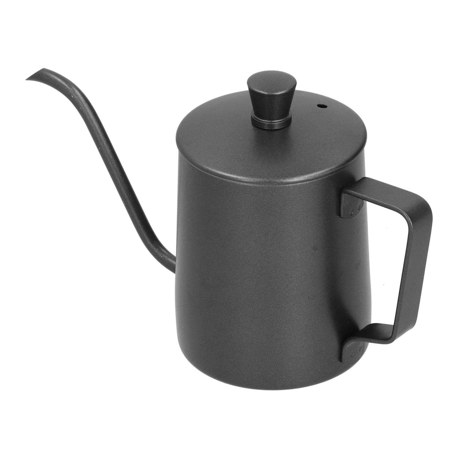 Miokycl 350ml PTFE Coffee Kettle With Lid 304 Stainless Steel Pour Over