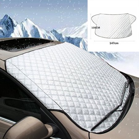 Mioliknya Windshield Protector Anti Snow Cover Folding Front Windshield Universal Auto Sheets