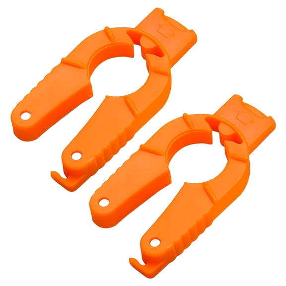 Miommo 2 Pack Easy Grip Can and Bottle Opener, Multifunctional Jar Opener for Weak Hands Seniors and Elderly, Lightweight Plastic Kitchen Gadgets