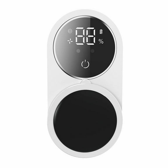 Miommo Automatic Toothbrush Holder Cleaner with UV Sanitizer and Dryer Hands-Free Sensor Wall Mounted Rechargeable LED Display for Bathroom Travel