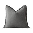 thumbnail image 1 of Miommo Decorative Throw Pillow Covers Neutral Linen Fringe Throw Pillows Olive Green Boho Farmhouse Cushion Covers with Tassels for Couch Sofa Bed Living Room Spring Home Decor, 1 of 9