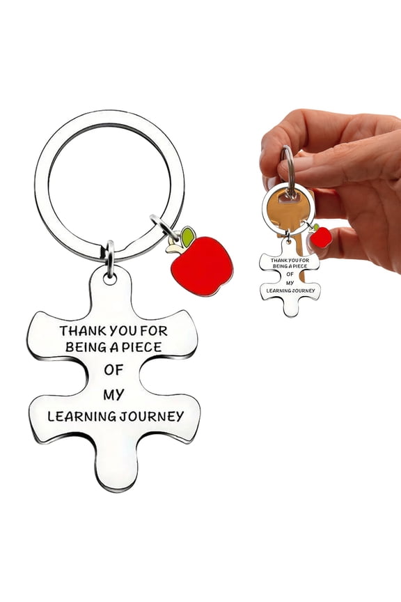 Engraved Stainless Steel Teacher Keychain Thank You Gift for Mentor Leader Appreciation Christmas Thanksgiving End of Year Present for Him Her