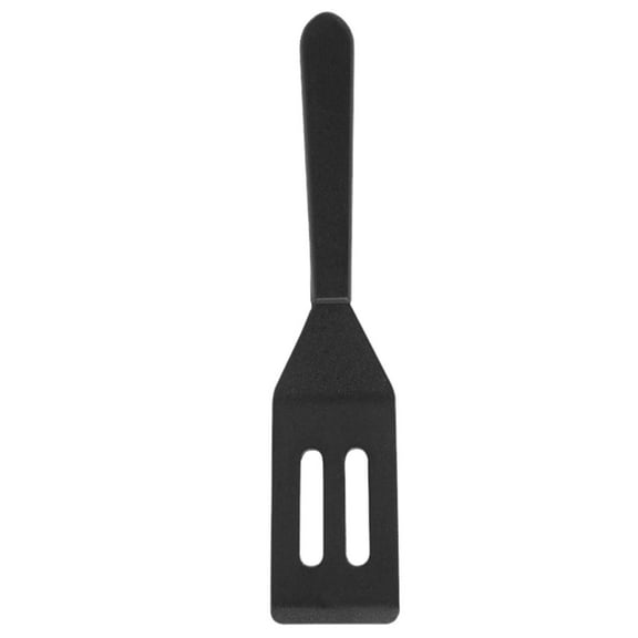 Miommo Heat-Resistant Flexible Silicone Spatula, Food Grade Non-Scratch Kitchen Baking Tool for Mixing Flipping and Spreading, Mini Black Scraper, 1 Piece