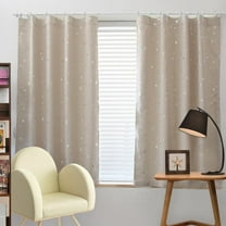 Miommo Pinch Pleated Curtains 100×130Cm Kids Boy Girls Window Curtains Room Thermal Insulated for Bedroom Home Decor Clearance Items