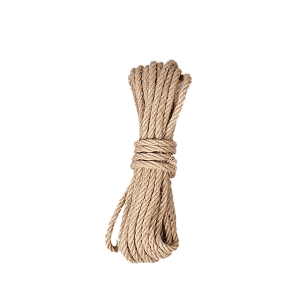 Miommo Sisal Rope, 8mm x 10m Natural Jute Rope for Scratching Post Repair, DIY Cat Tree Crafting and Home Decor, Durable and Scratch Resistant Rope