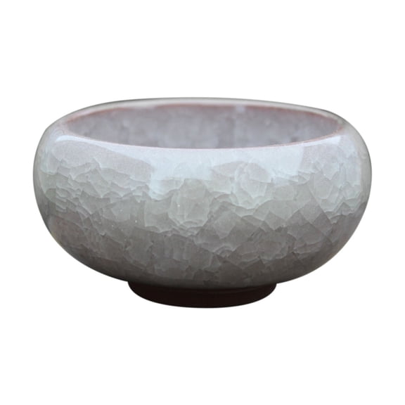 Miommo Small Ceramic Flower Pot, Mini Planters with Drainage Hole for Succulents Cactus, 6.5x6.5x3.5cm Tiny Porcelain Planter for Indoor Decor