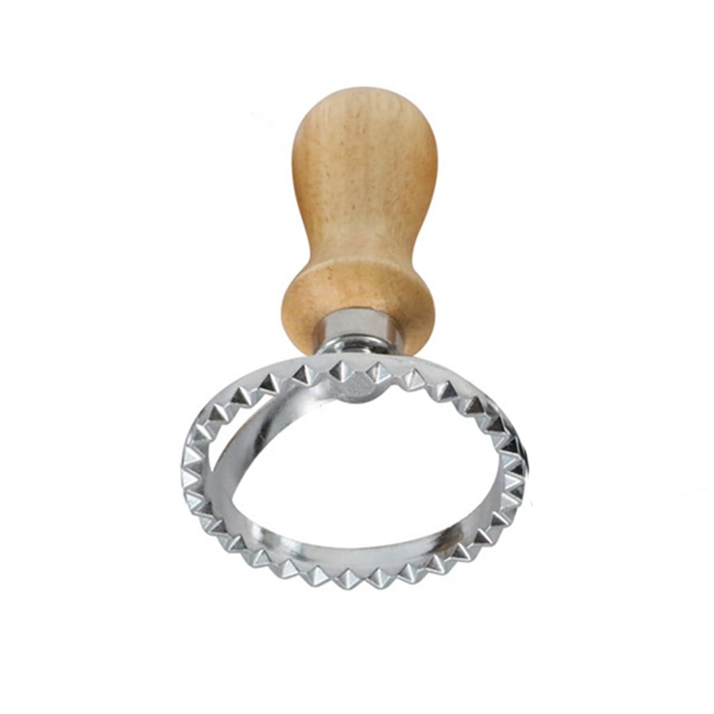 Miommo Stainless Steel Hand-Cut Pasta Machine, Embossed Ravioli and ...