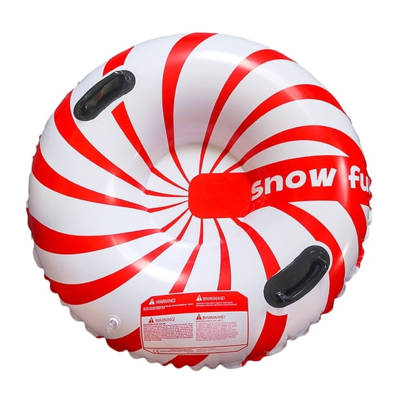 Miommo Winter Snow Tube Sled Inflatable Capacity 2 Person Heavy Duty PVC Cold Resistant Sledding Toy for Kids Adults Family