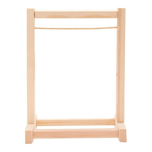 Miommo Wooden Doll Dress Rack Clothes Hanger Mini Coat Hanger Clothing Rack Miniature Model Decor Doll Furniture Accessories for Dollhouse Supplies