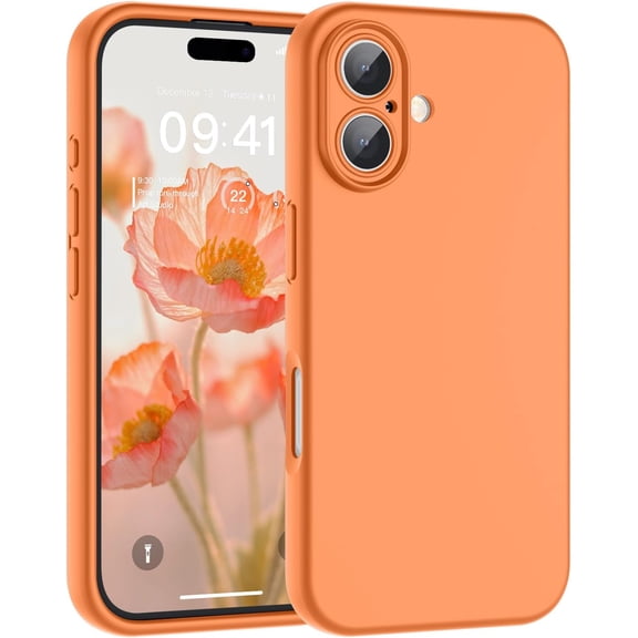 Mionbel Designed for iPhone 16 Plus Case,Premium Liquid Silicone with [Soft Anti-Scratch Microfiber Lining][Upgraded Camera Protection] Slim Shockproof Protective Phone Case for Men Women Girls,