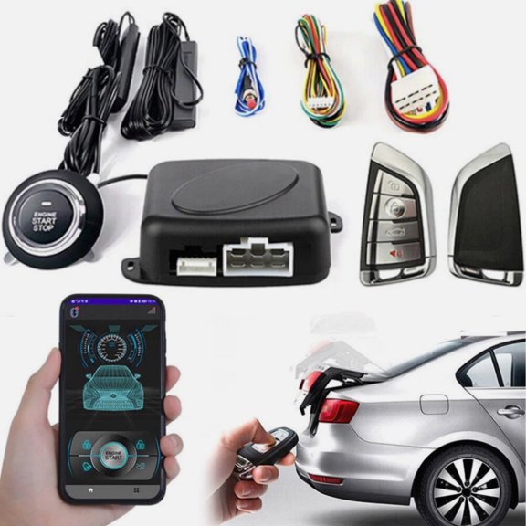 Miora Car Remote Starter Kit, Keyless Entry System with Push Button Start for Sedan SUV Truck