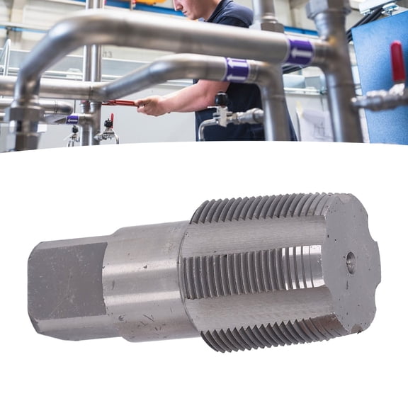 Mioren 1-1/2 NPT Pipe Tap 1-1/2 NPT Pipe Tap, Effective Fix 1-1/2 Inch NPT Pipe Tap with Storage Box for Repair