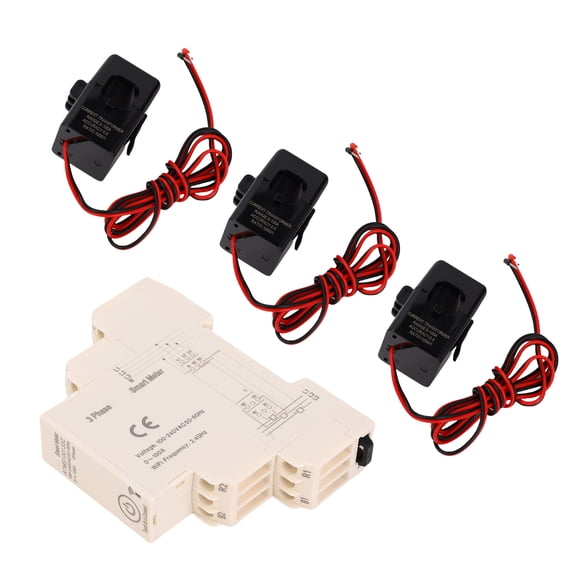 Mioren 3 Phase Power Meter Energy Meter, 3 Phase Power Meter for Shopping Malls Hotels