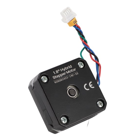 Mioren 3D Printer Stepper Motor2 Phase 1A 1.8 Degree Stepper Motor, 3D Printer Stepper Motor Metal for Repairing