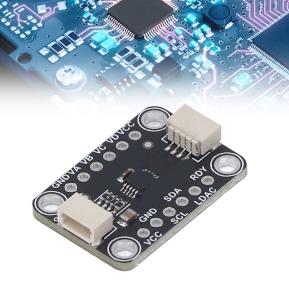 Mioren 4 Way Digital to Analog Converter Module 4 Way Digital To Analog Converter Module, 2.7V To 5.5V Quad Digital To Analog Converter Board 12 Bit for Industrial Use