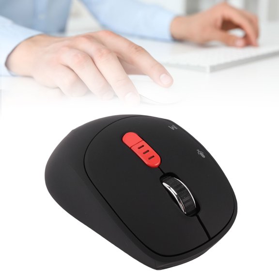 Mioren AI Wireless MouseAI Voice Mouse for GPT 6 in 1 Voice Typing Translation Quiet Ergonomic Rechargeable Bluetooth Wireless Computer Mouse for Desktop PC