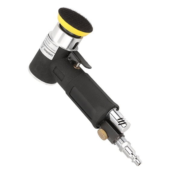Mioren Air Angle Sander Mini Air Angle Sander 90 Pneumatic Polishing Grinding Machine 2inch 3inch Sanding Pad with Lightweight Design for Automotive Woodworking Metal Parts Polishing