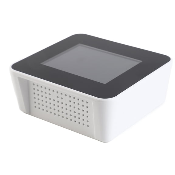 Mioren Air Quality Monitor Co2 Air Quality Tester Clear Display Large Digital Screen with Backlight CO2 PM2.5 Air Detector White
