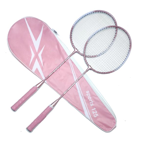 Mioren Badminton Racket Stringing Badminton Racket Professional Lightweight Metal Badminton Racquet for Student Beginner Fitness Training