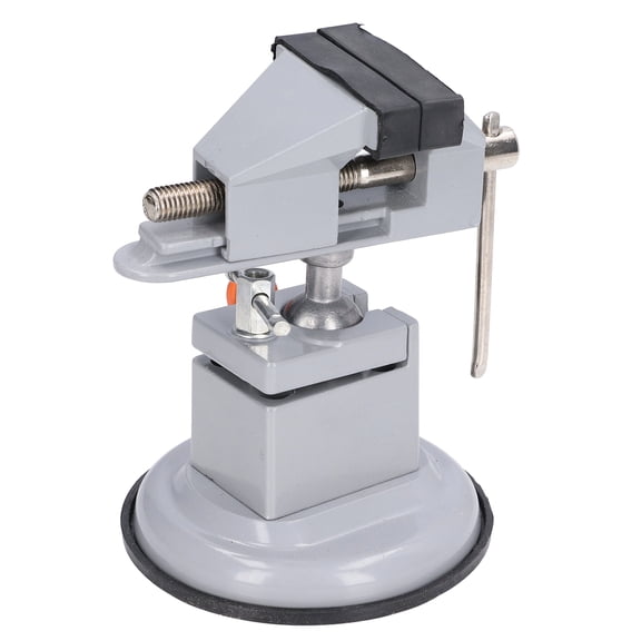 Mioren Bench Vise 360 Degree Vise Clamp, Bench Vises Adjustable Chuck with Suction Cup Base for Electronic Repairing for Jewelry Carving