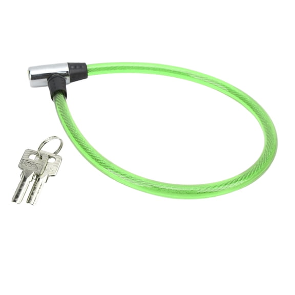 Mioren Bike Lock Cable Sturdy sturdy Steel Wire Portable Bike Lock Cable, Easy Operation Lock with 2 Unique Keys, 25.59in Long Bike Lock Cable for Bike, Motorcycle, Gate, Skateboard, Scooter