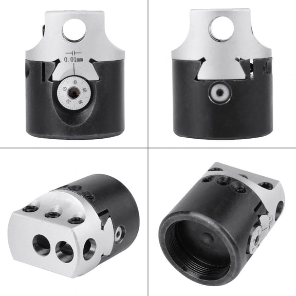 Mioren Boring Head 2 inch 50mm F1 Type Boring Head 12mm Lathe Boring Bar Milling Holder MT2 MT3 R8 Shank