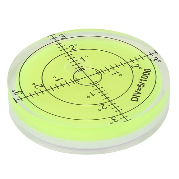 Mioren Bubble 60mm Diameter Measuring Tool Round Level Bubble with Scale Camera Platform Balance