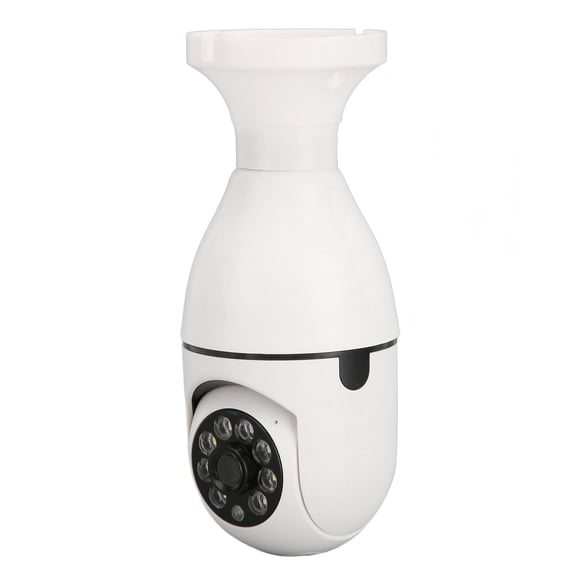 Mioren Bulb Security Camera Bulb Security Camera, 360 Degree Panoramic Wireless Bulb Security Camera 1080P for Daytime for Home