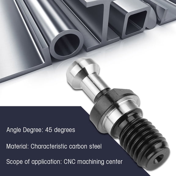 Mioren CNC Milling Holder 2pcs BT30 45 Degree Pull Stud Retention Knob CNC Milling Tool Holder with CNC machining center for MAS specification