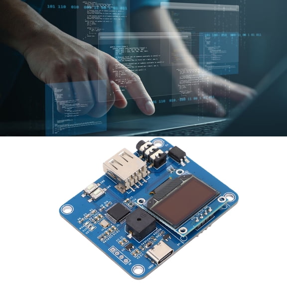 Mioren CW Trainer With CW Trainer with Organic LED Display and USB Interface Morse Code Exerciser Keyboard for Telegraph Practice