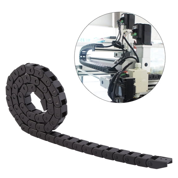 Mioren Cable Drag Chain Nylon Drag Chain, Reinforced Structure, Heavy Load, Long Life For 3D Printer, CNC Machine And Automation Equipment