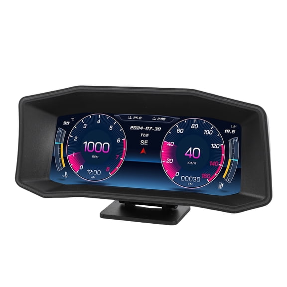 Mioren Car HUD Display Car HUD Display Accurate GPS Inclinometer Accelerometer Digital Vehicle Head Up Speedometer