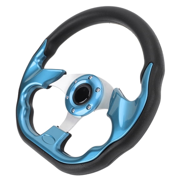 Mioren Car Steering Wheel Racing Steering Wheel, 13in Car Steering Wheel for Vehicle Blue