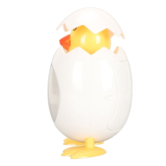 Mioren Cartoon Egg Shell Chicken Alarm ClockCute Alarm Clock, Multifunctional Decorative Cartoon Egg Shell Chicken Alarm Clock for Bedside for Student White