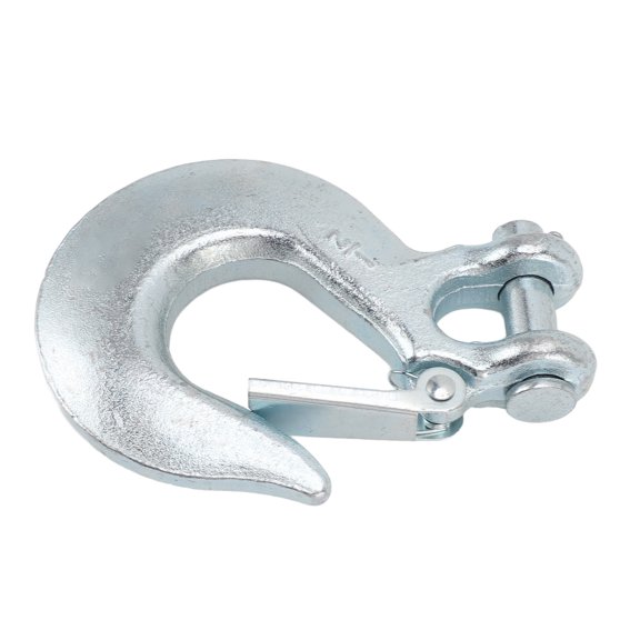 Mioren Chain Hook Clevis Safety Hook, 1/2 Inch Safety Chain Hook High Breaking Strength for Transport Vehicle for Boat